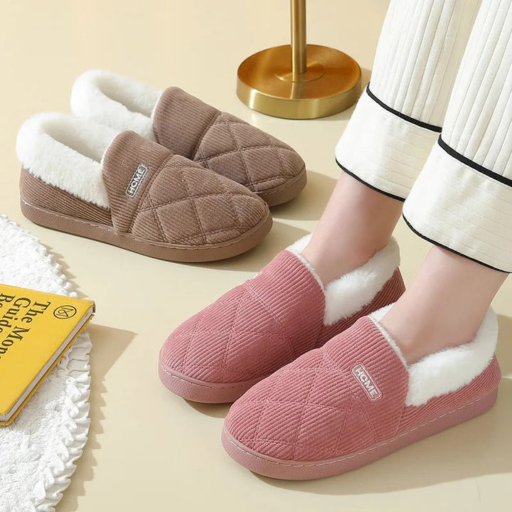 Levoire | Chaussons Pour Femmes Chauds Avec Doublure Épaisse・Compact Et Confortable