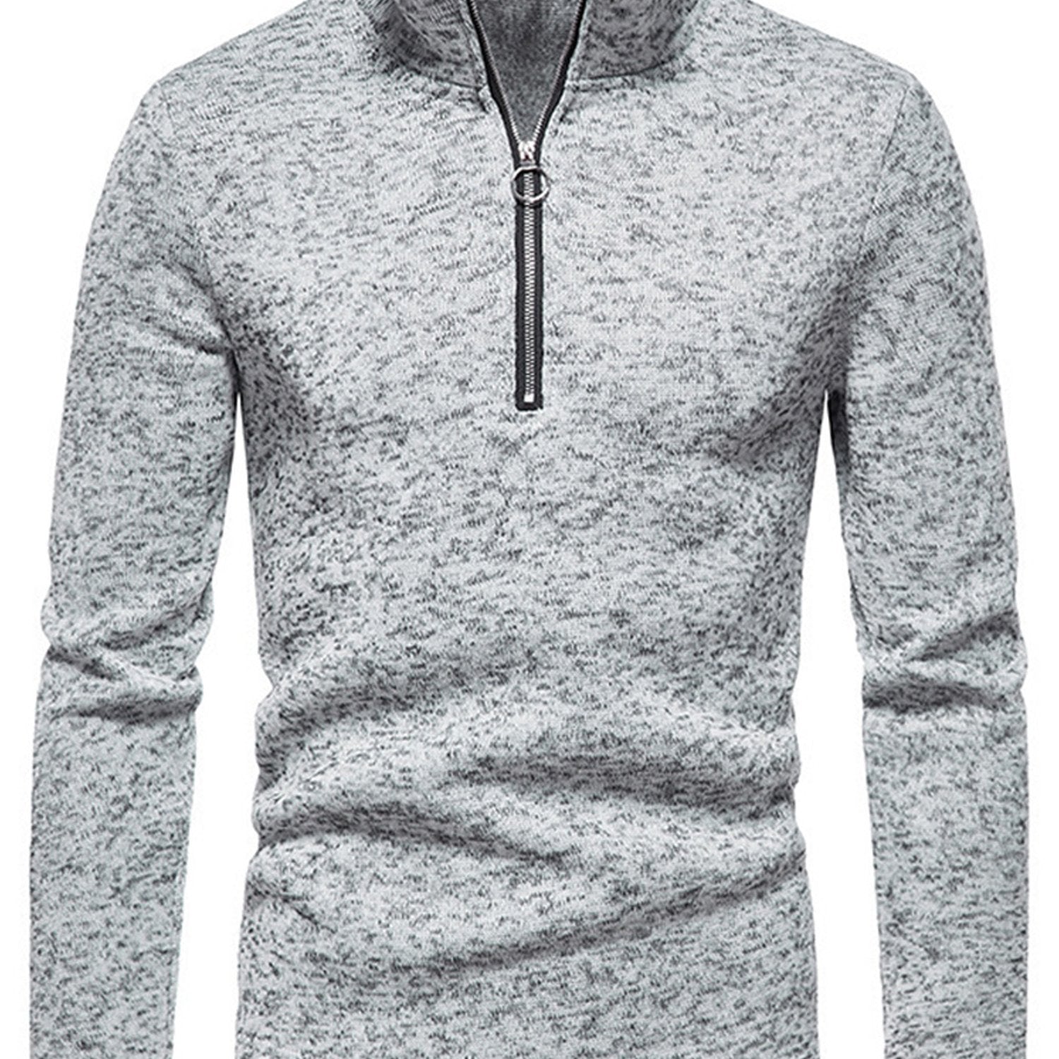 Levoire | Costumes En Tricot Pour Hommes Avec Zip À Mi-Hauteur Et Col Montant