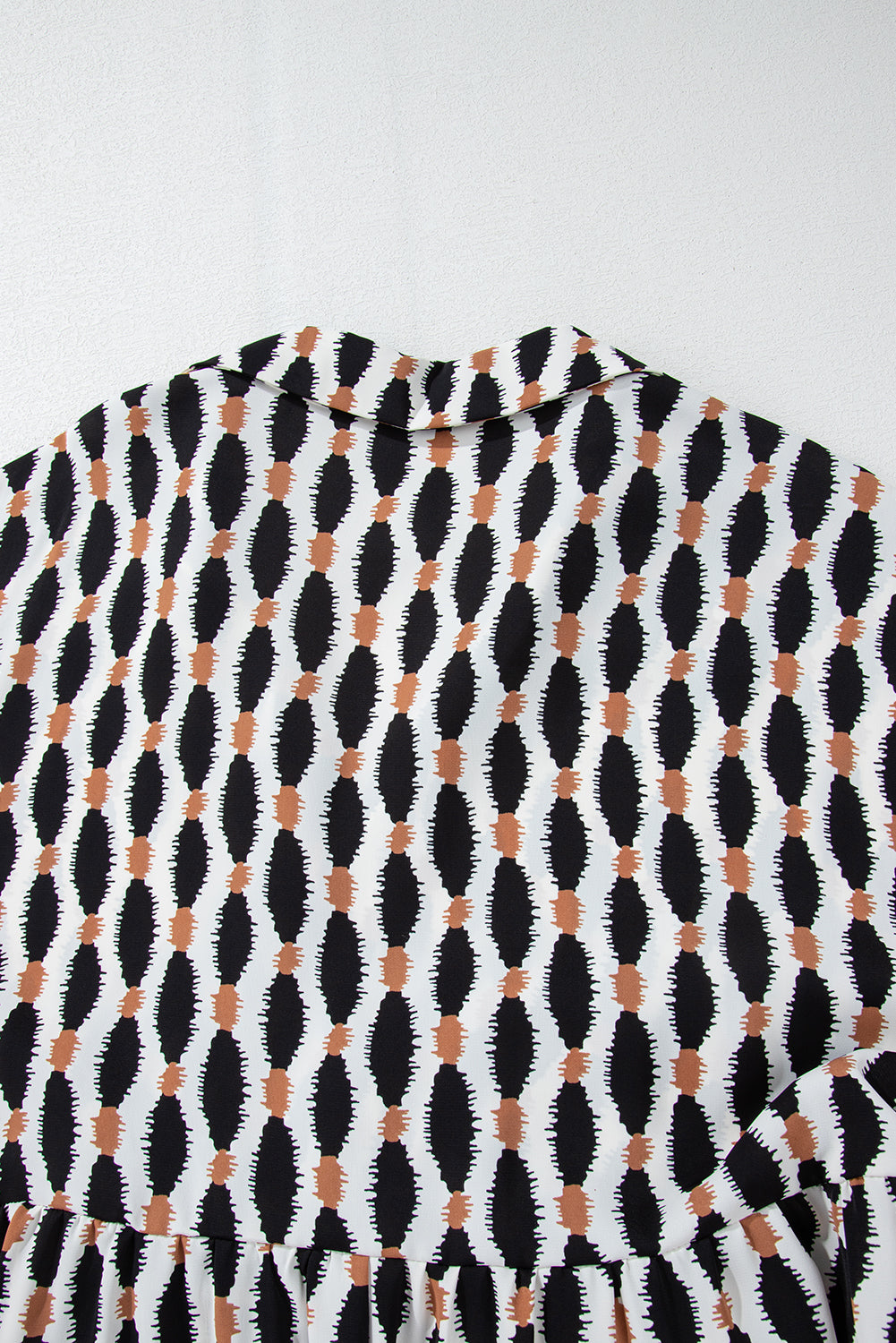 Levoire | Robe Mini Avec Décolleté En V Rayé Et Impression Géométrique Pour Femmes