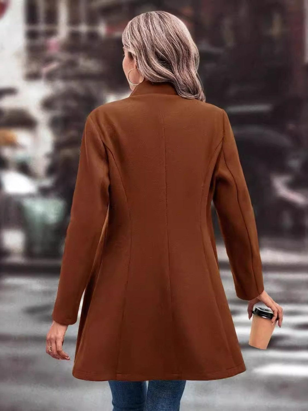 Levoire | Manteau Léger Élégant À Boutons Pour Un Usage Quotidien