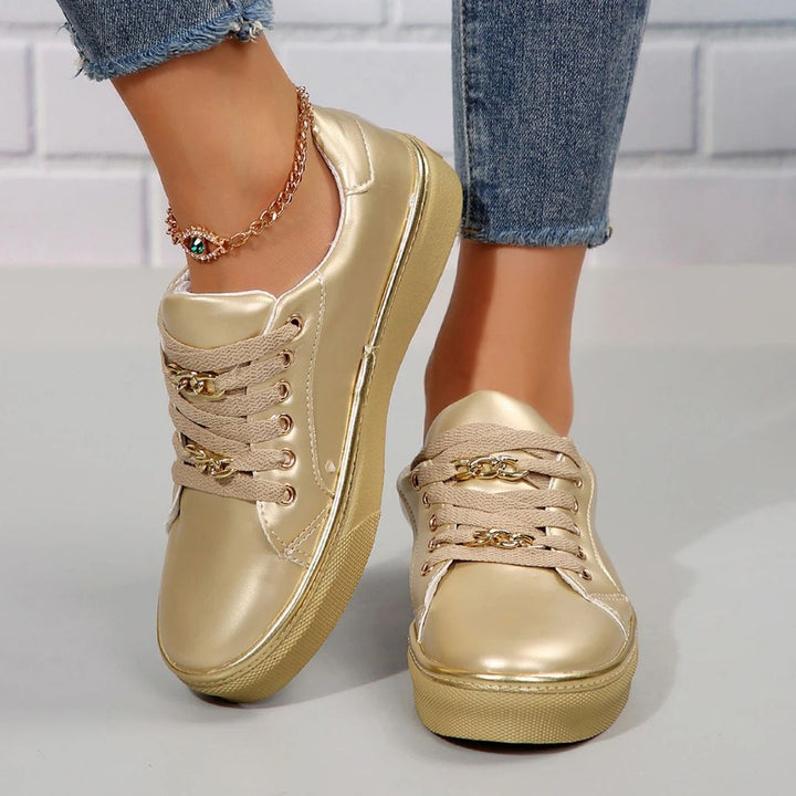 Levoire | Chaussures Pour Femmes Tendance Et Confortables Avec Semelle Ergonomique Or