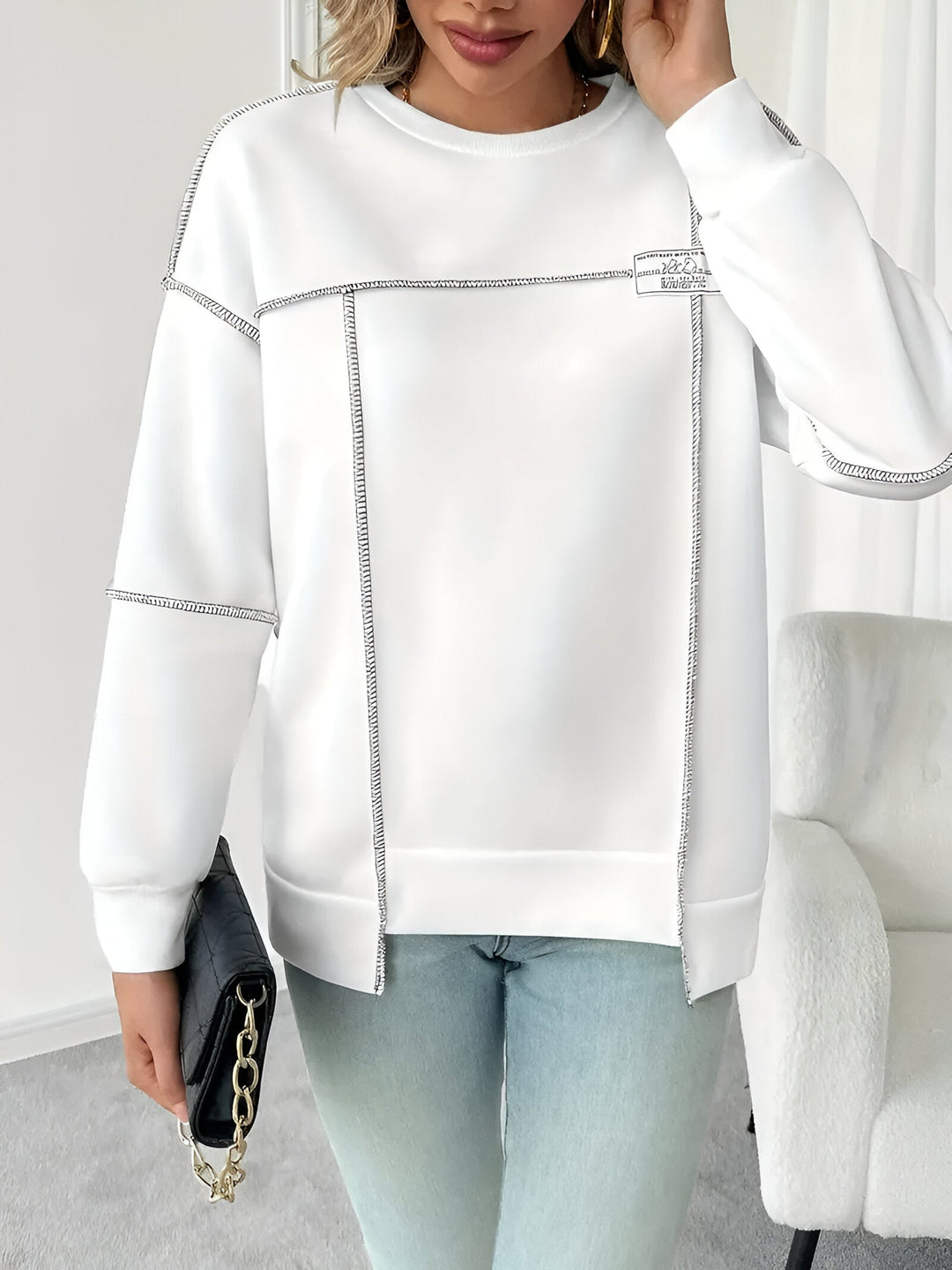 Levoire | Hoodie Ribbe Asymétrique