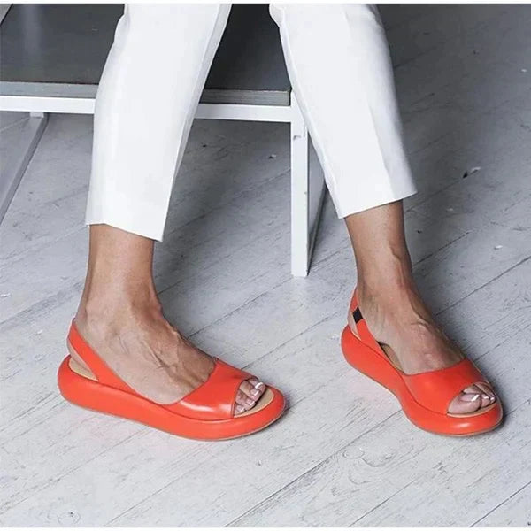Levoire | Sandales D'Été Orthopédiques Pour Femmes Orange