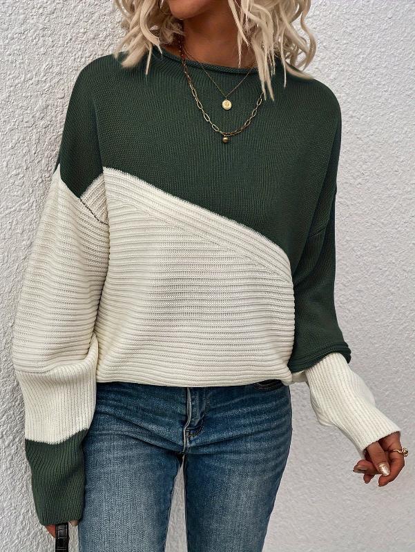 Levoire | Sweater En Maille Bicolore Élégante