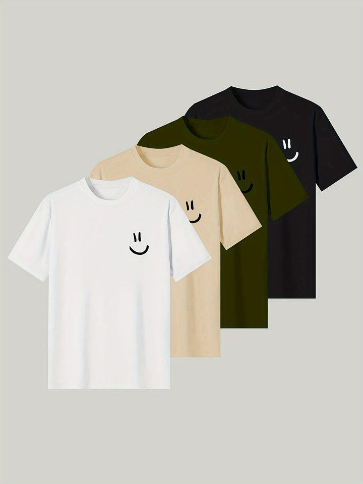 Levoire | T-Shirt Homme Simplement Imprimé À Manches Courtes