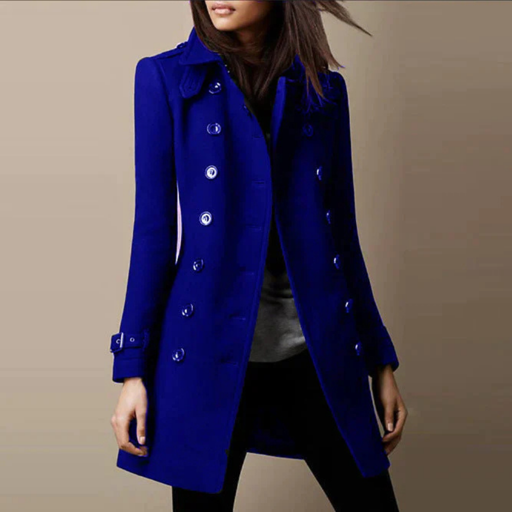 Levoire | Manteau Élégant Pour Femmes En Bleu Royal Bleu