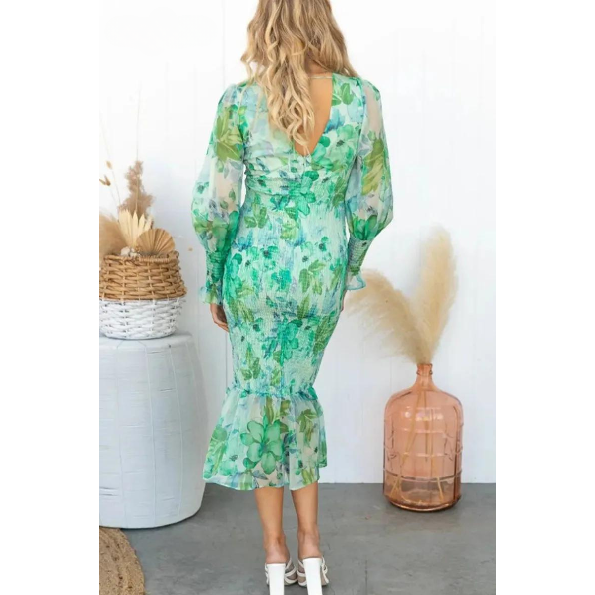 Levoire | Robe Midi À Imprimé Floral