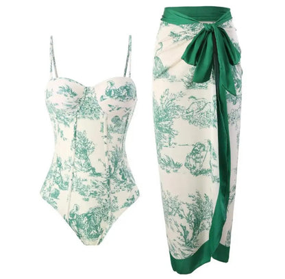 Levoire | Maillot De Bain Ensemble Extravagant Vert