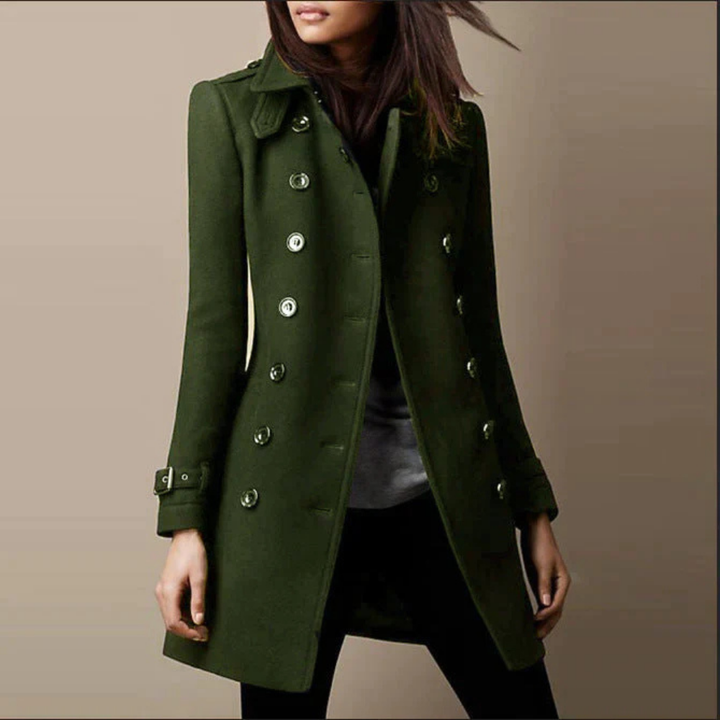 Levoire | Manteau Élégant Pour Femmes En Bleu Royal Vert