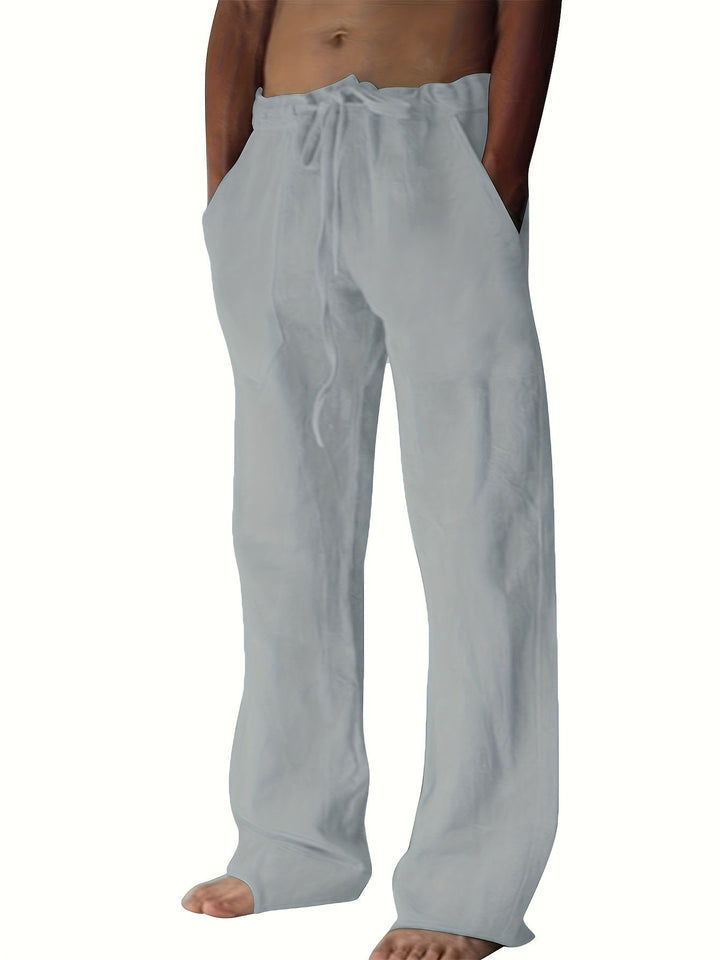 Levoire | Grande Taille Pantalons En Coton Pour Hommes De Loisirs gris