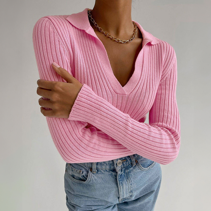 Levoire | Pullover De Couture Stylé Pour Femmes Roos Rosenholz