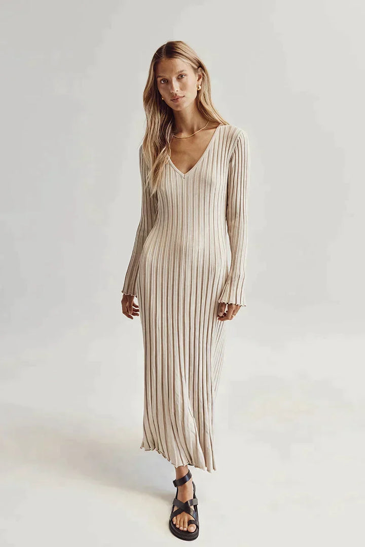 Levoire | Robe Midi À Manches Longues Stein