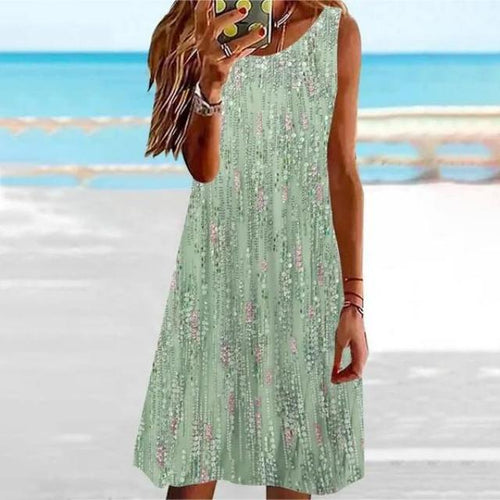 Levoire | Robe sans manches à imprimé floral