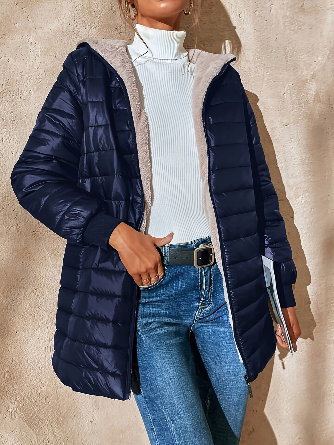 Levoire | Veste Légère En Duvet Bleu (Presque Épuisé)