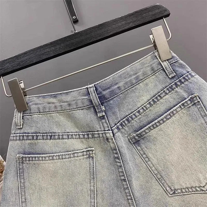 Levoire | Jeans avec couture brute effilochée et brossée