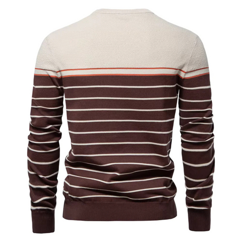 Levoire | Pull En Tricot Maritime Avec Motif Rayé