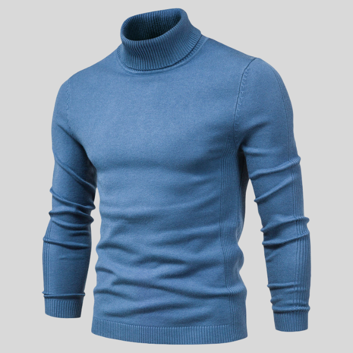 Levoire | Manteau À Col Haut Avec Un Design Moderne Sininen