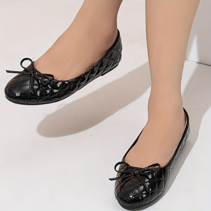 Levoire | Ballerines Diamant Brillantes Noires