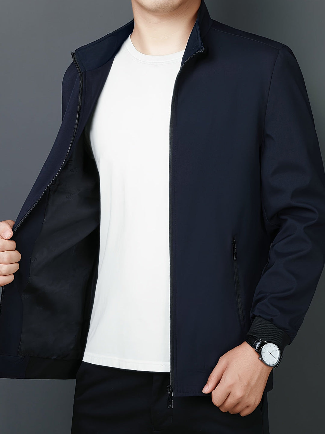Levoire | Veste De Loisirs Avec Col Montant Et Poches Zippées