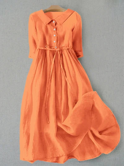 Levoire | Robe d'Été Style Bohème Orange
