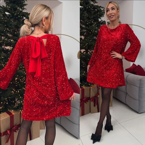 Levoire | Robe Lustrée Luxueuse Avec Fronces En Velours Rot
