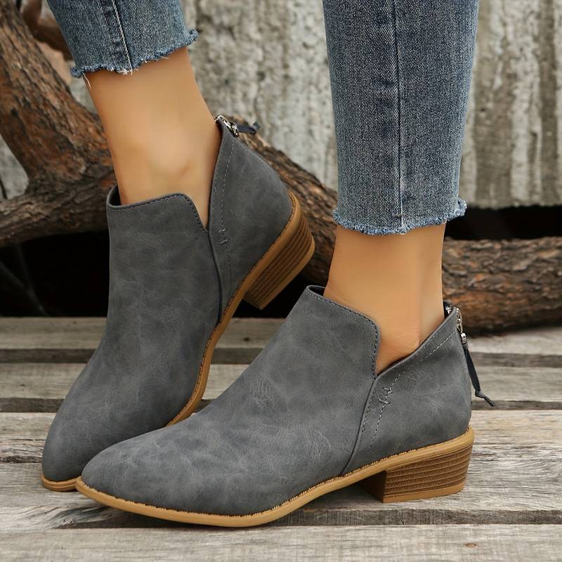 Levoire | Bottines Rutsjesikker Zippées Gris