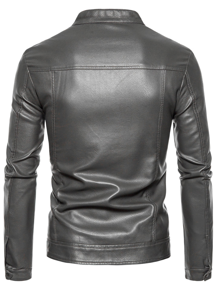 Levoire | Veste En Simili Cuir Pour Hommes Élégante Avec Doublure En Polaire Chaude
