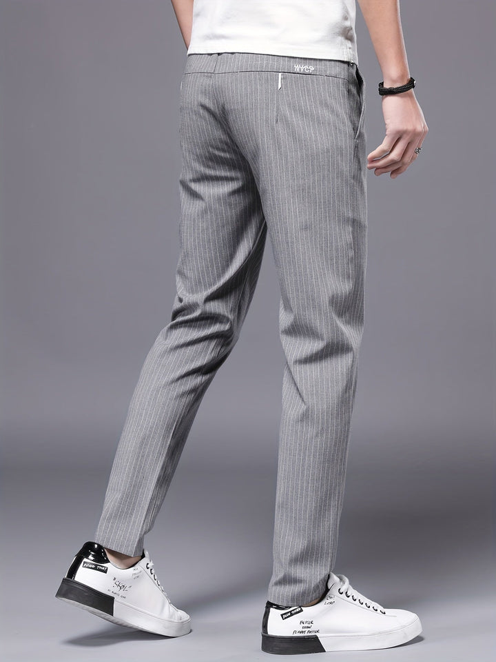 Levoire | Pantalons Stretch Slim Fit À Jambe Droite