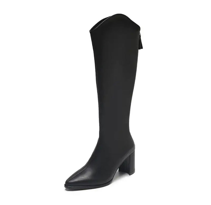 Levoire | Bottes Élégantes À Talon Block Noir