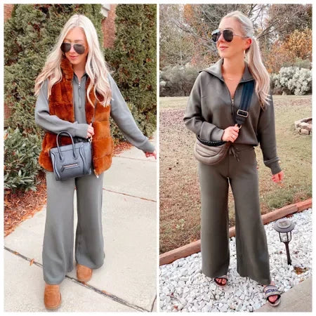 Levoire | Chic Manches Longues Doux Ensemble De Loungewear