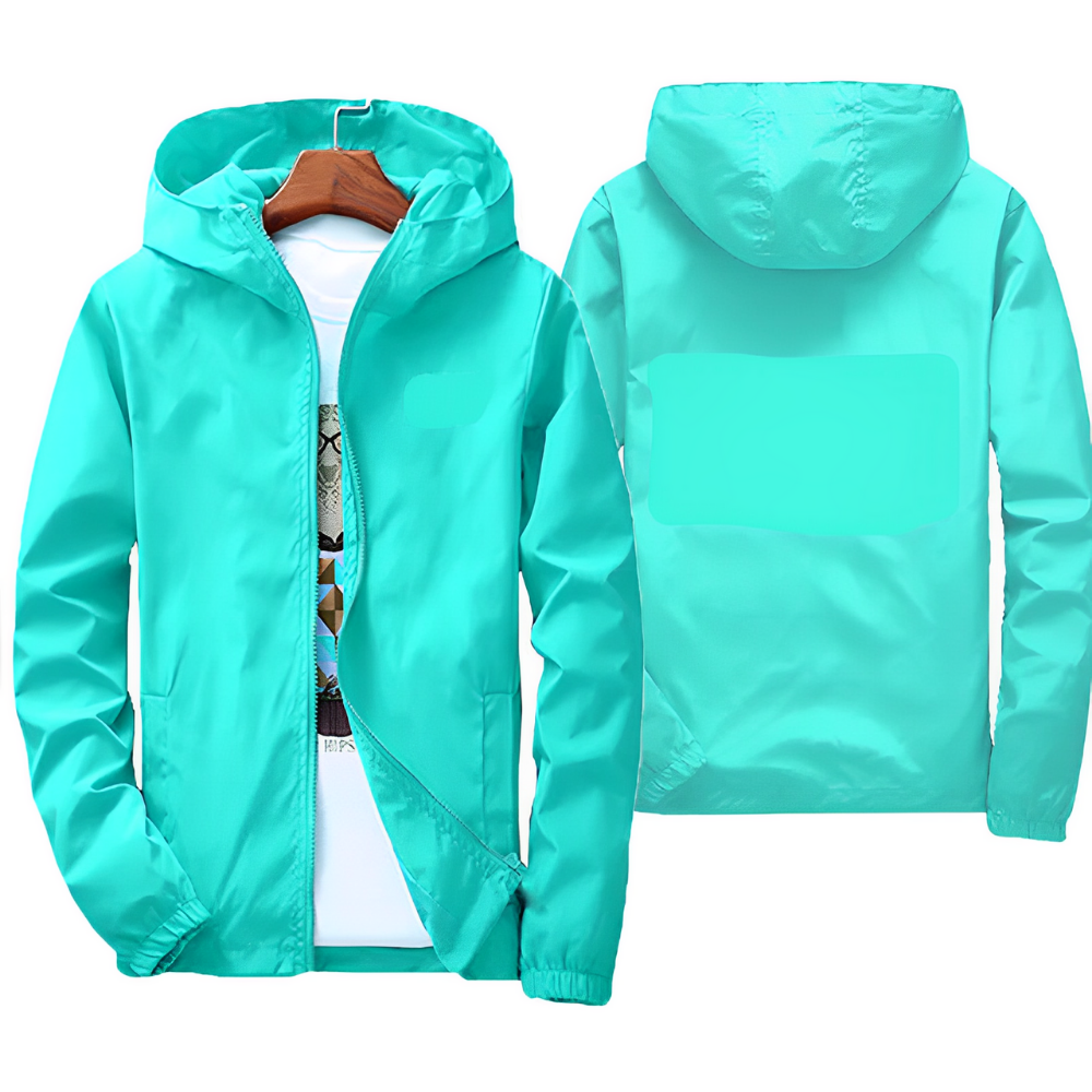 Levoire | Vêtement De Pluie Pour Hommes Avec Capuche Bleu clair