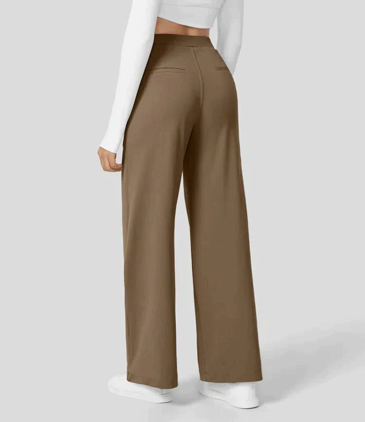 Levoire | Pantalon De Bureau En Tissu À Jambe Large