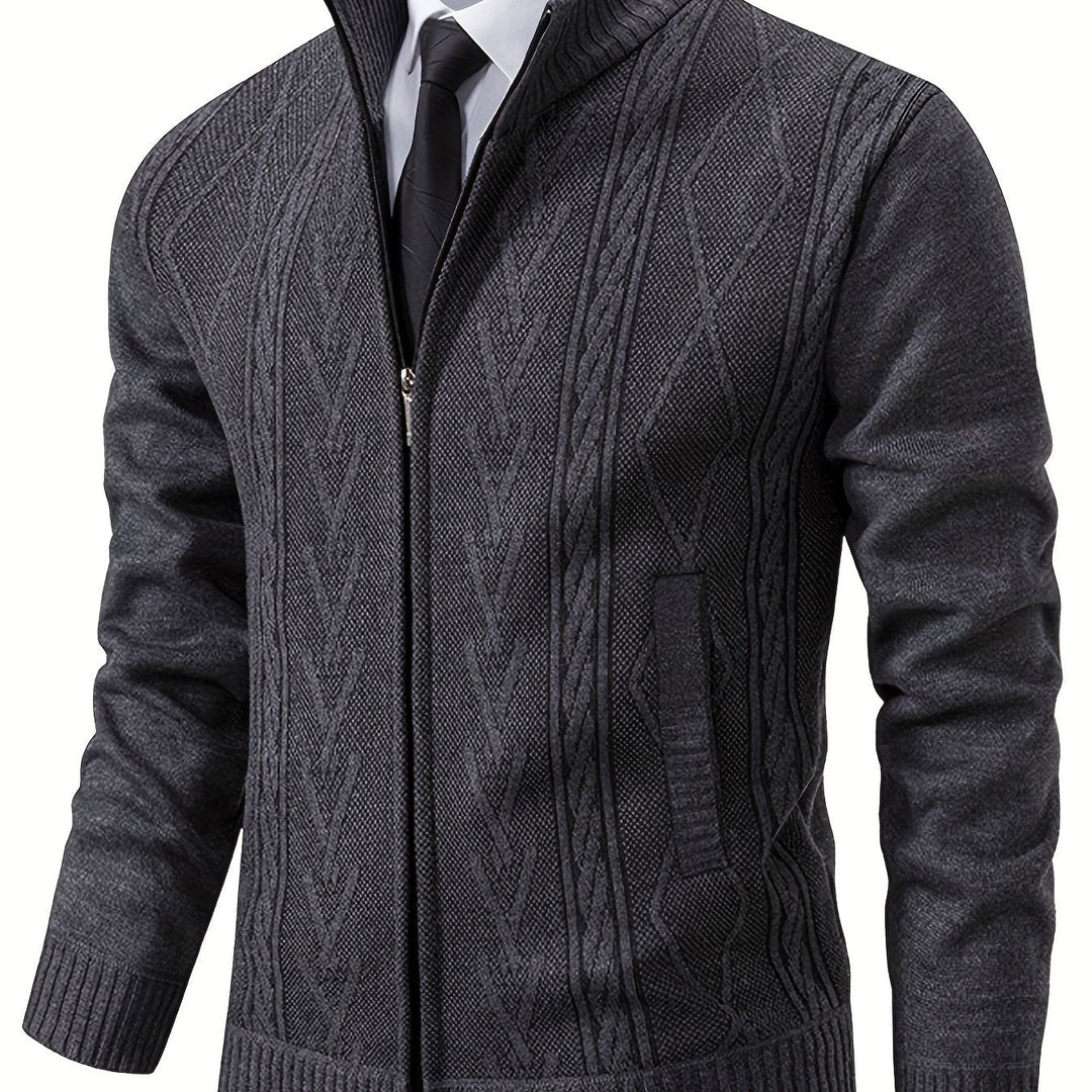 Levoire | Motif Géométrique Récolte De Vin Pour Hommes Sweatshirt Gris foncé