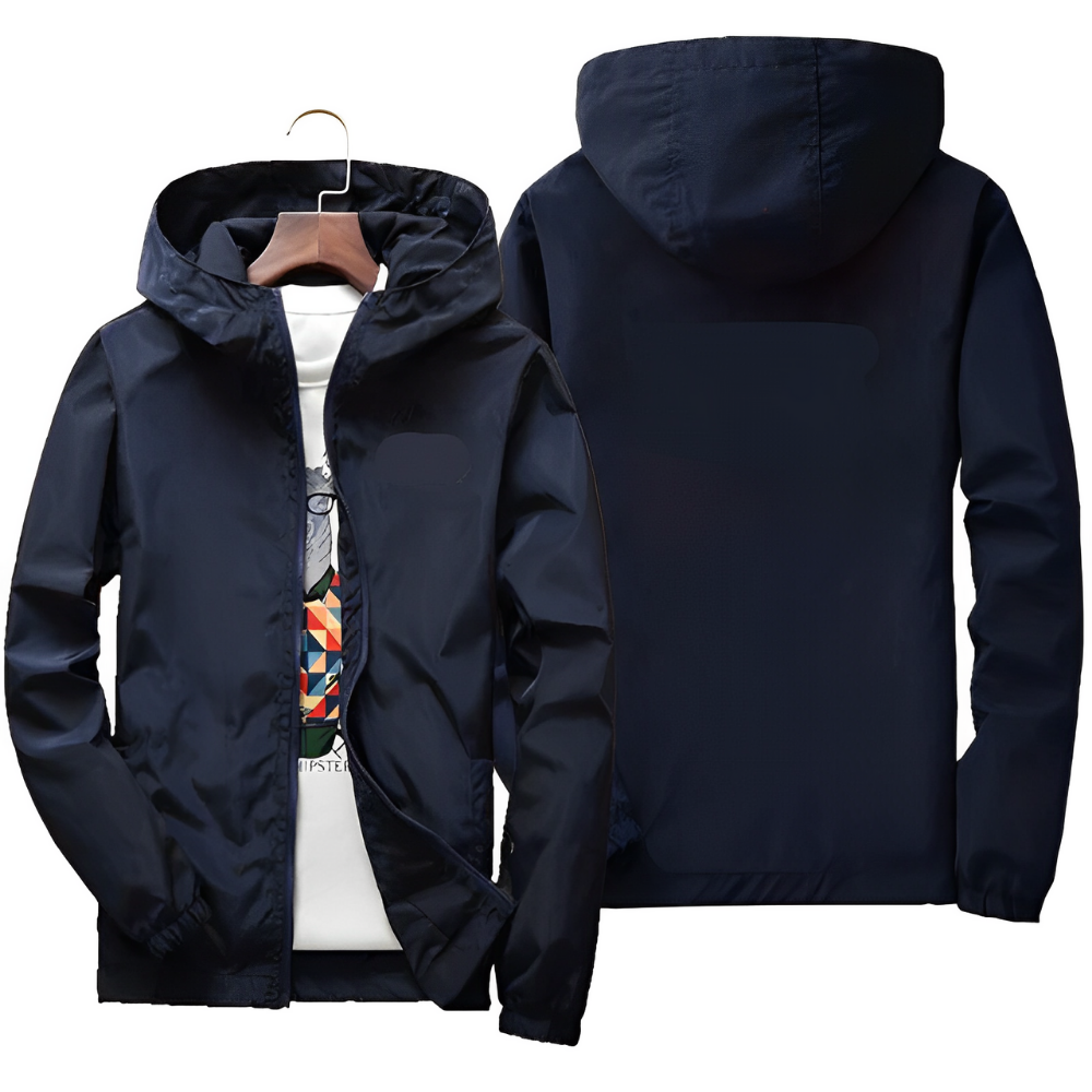 Levoire | Vêtement De Pluie Pour Hommes Avec Capuche Bleu marine