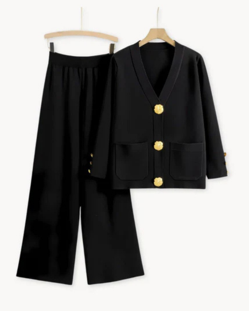 Levoire | Ensemble Tricoté Luxe Noir