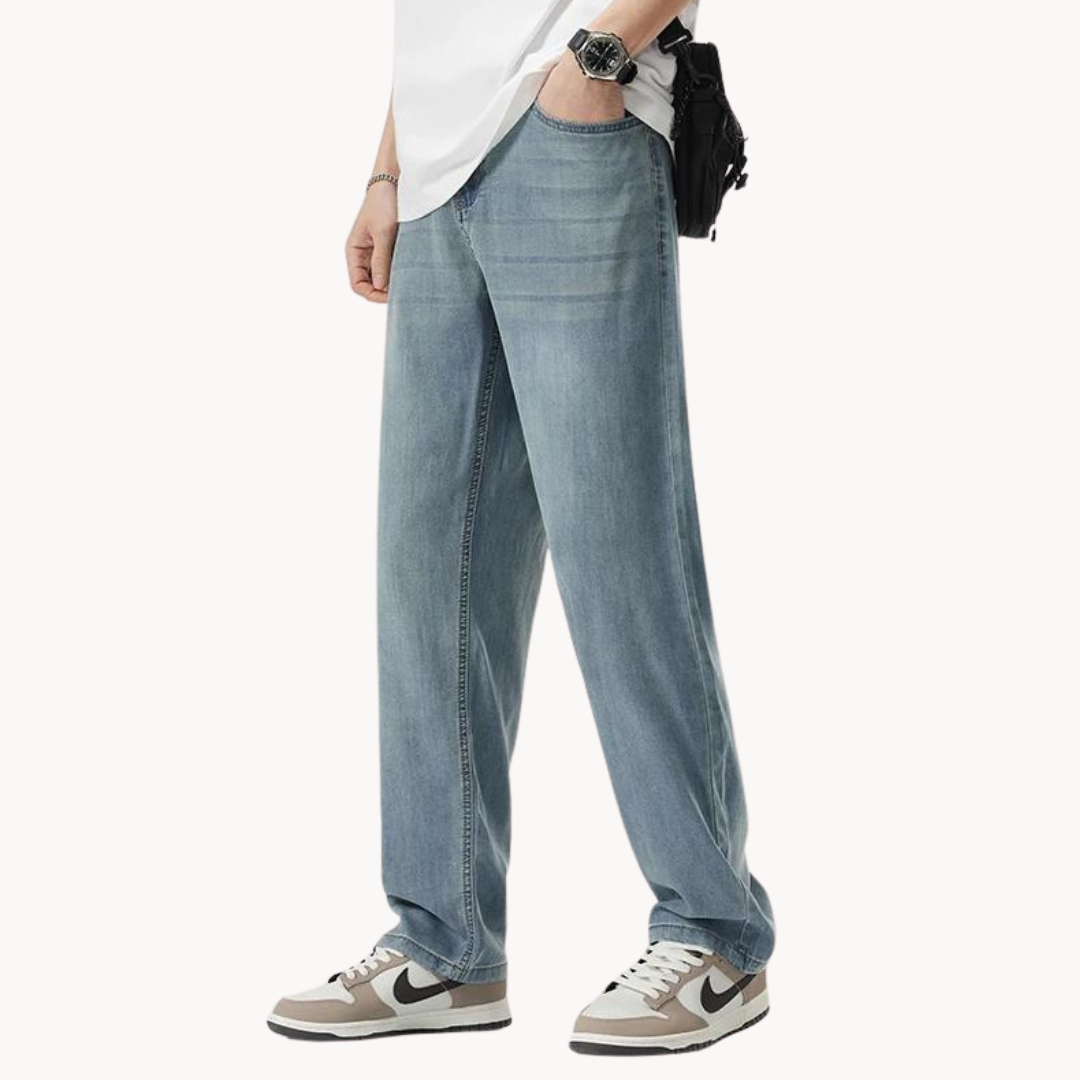 Levoire | Pantalons À Jambes Droites Léger Et Respirant Coupe Décontractée