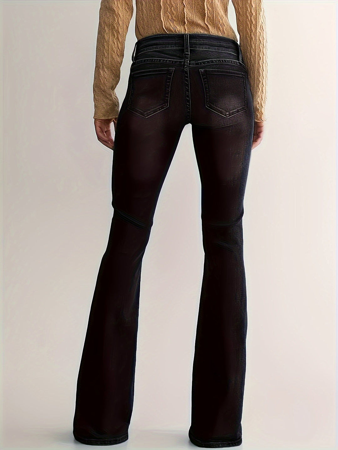 Levoire | Pantalon En Jean Élargi Confortable À Double Boutonnage