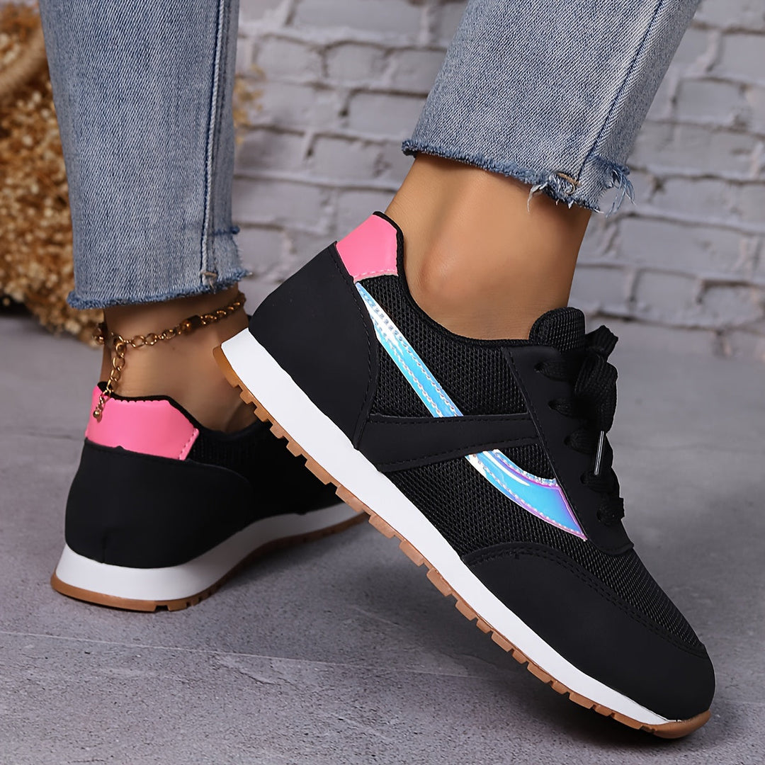 Levoire | Respirant Noir Chaussures De Sport Décontractées Pour Femmes