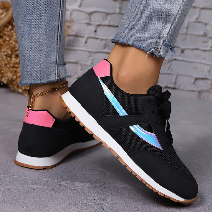 Levoire | Respirant Noir Chaussures De Sport Décontractées Pour Femmes