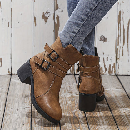 Levoire | Bottes À Semelle Épaisse Sans Combinaison Avec Fermeture Éclair Latérale