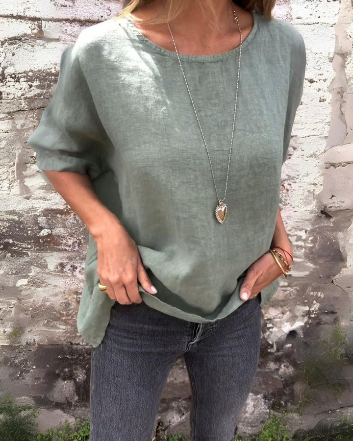 Levoire | T-Shirt Élégance Aérienne Vert