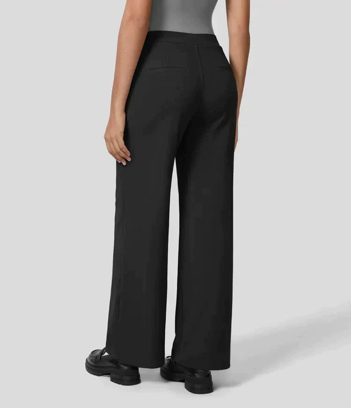 Levoire | Pantalon De Bureau En Tissu À Jambe Large