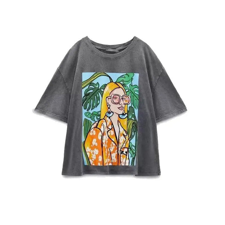 Levoire | t-shirt imprimé à manches courtes pour femmes Image 20