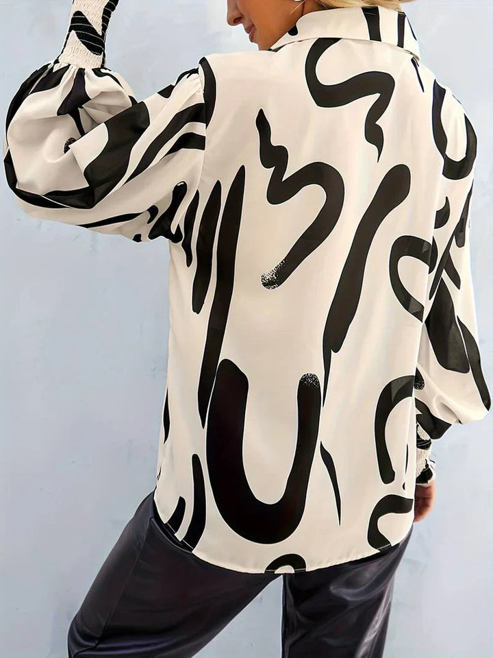 Levoire | Blouse Femme Avec Design Luxueux Et Manches Plissées