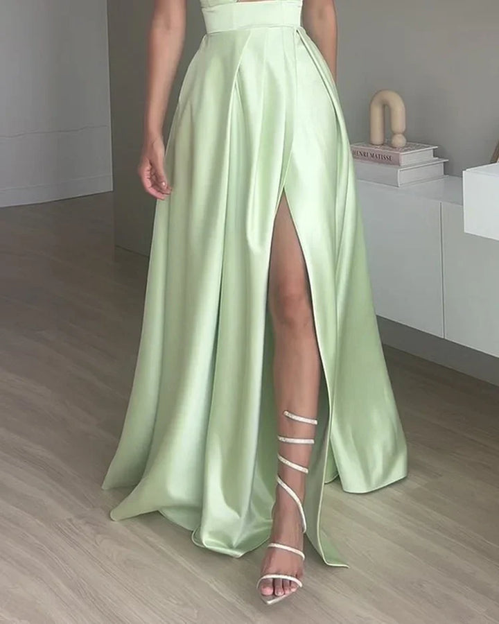 Levoire | Femmes Stylé Robe Maxi Sans Manches