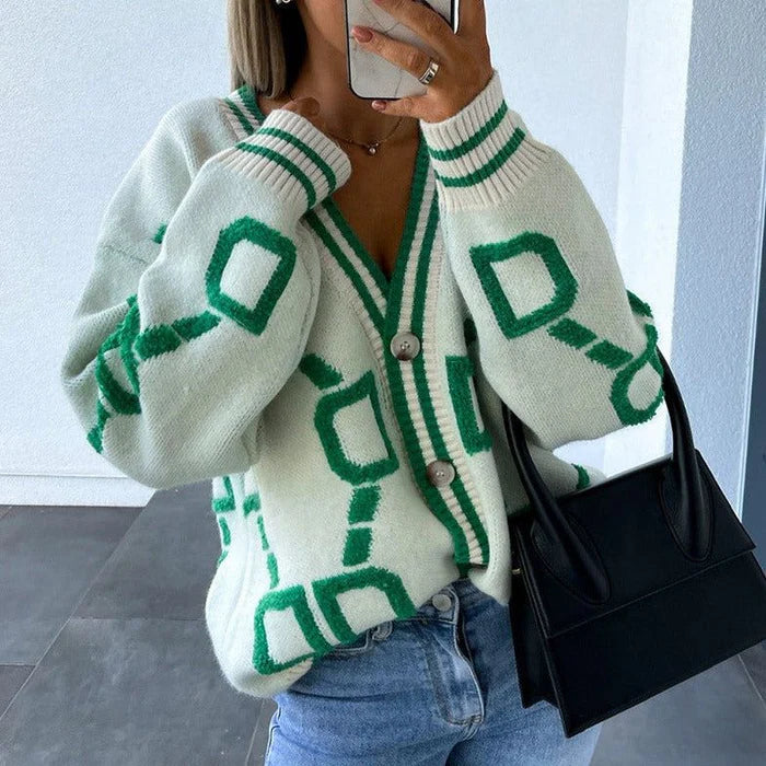 Levoire | V-Neck Gilet En Love Vert