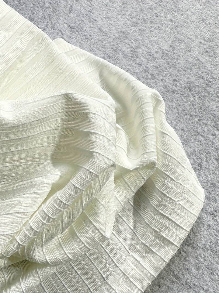 Levoire | Débardeur En Tricot Côtelé Avec Une Haute Teneur En Élasthanne Et Un Décolleté En V