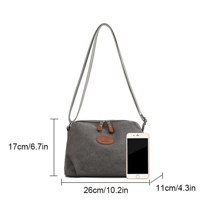 Levoire | Sac En Toile Élégant Avec Fermeture Éclair Sécurisée