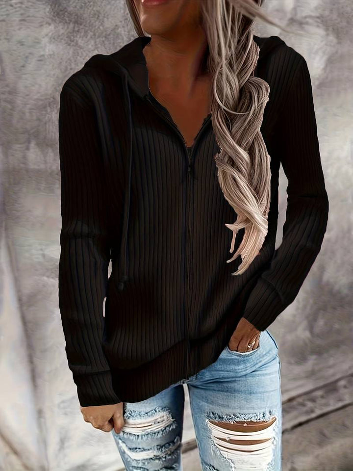 Levoire | Veste En Tricot Avec Capuche