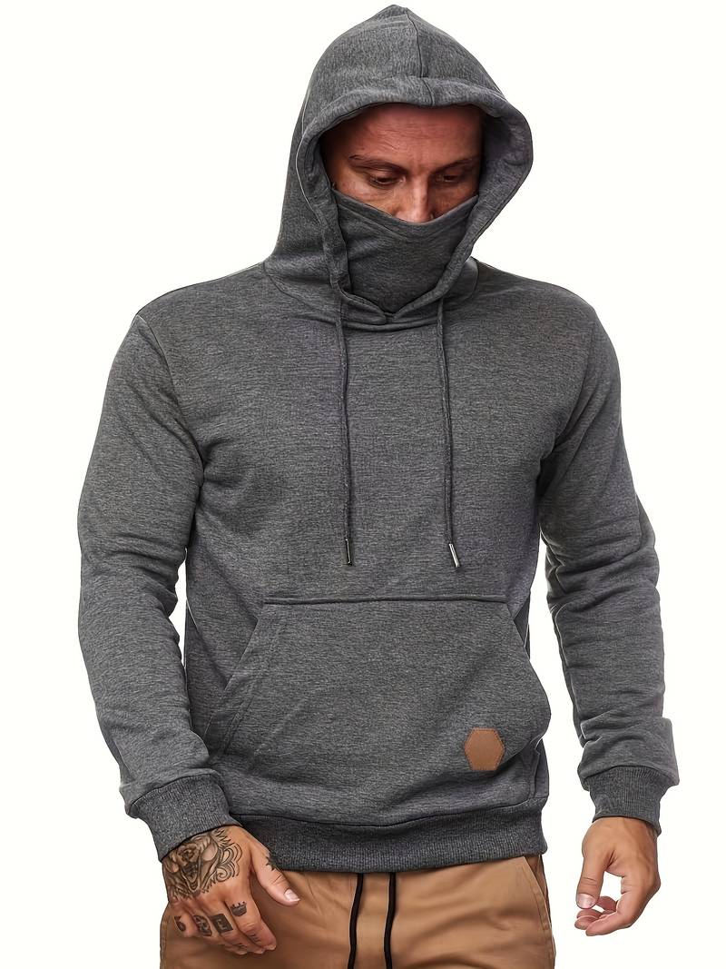 Levoire | Sweat-Shirt Pour Homme Avec Un Véritable Maski Gris foncé